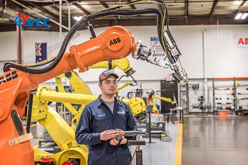 Tự động hóa sản xuất bằng robot